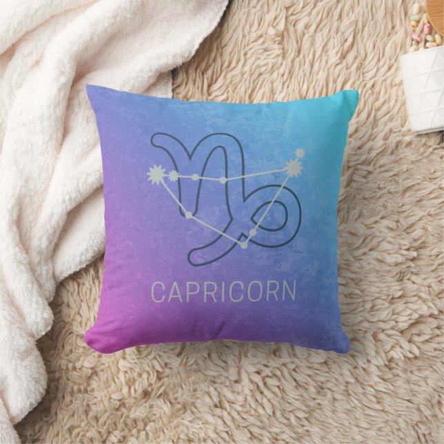 Capricorn Zodiac Star Sign Horoscope Constellation Kissen (Decke)