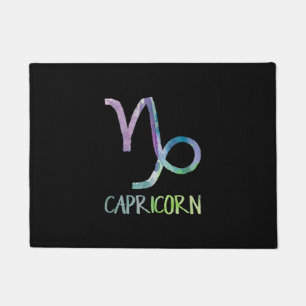 Capricorn Zodiac Symbol Astrologie Sea Goat Gesche Fußmatte