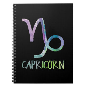 Capricorn Zodiac Symbol Astrologie Sea Goat Gesche Notizblock