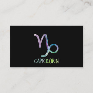 Capricorn Zodiac Symbol Astrologie Sea Goat Gesche Visitenkarte
