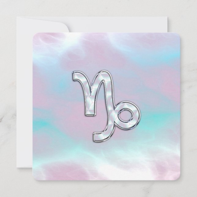 Capricorn Zodiac Symbol auf der Mutter von Pearl N (Vorderseite)
