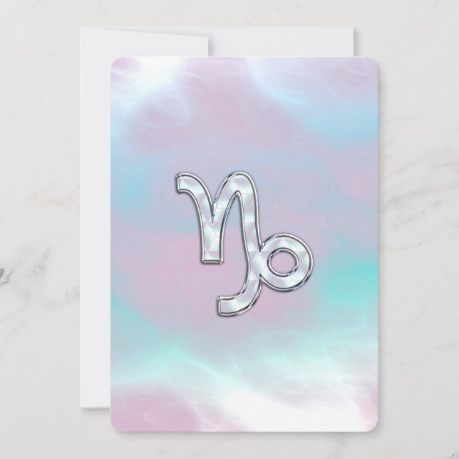 Capricorn Zodiac Symbol auf der Mutter von Pearl N (Vorderseite)