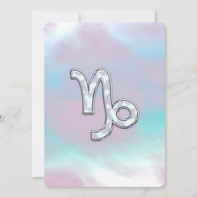Capricorn Zodiac Symbol auf der Mutter von Pearl N (Vorderseite)
