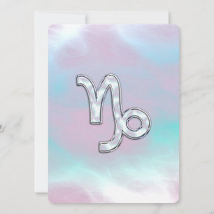 Capricorn Zodiac Symbol auf der Mutter von Pearl N