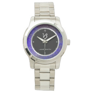 Capricorn Zodiac Symbol Galaxy Sterne Custom Armbanduhr