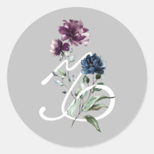 Capricorn-Zodiac-Symbol Runder Aufkleber