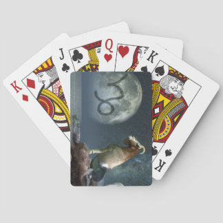 Capricorn-Zodiac-Symbol Spielkarten