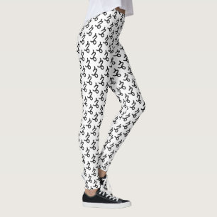 Capricorn Zodiac Symbol Standard von K Yoncich Leggings