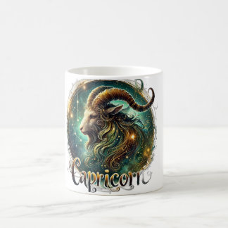 Capricorn Zodiac Tasse - Elegantes und kosmisches 