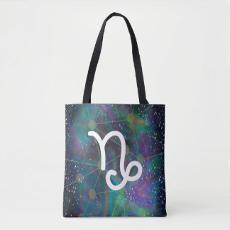 Capricorn Zodiac Tote Bag