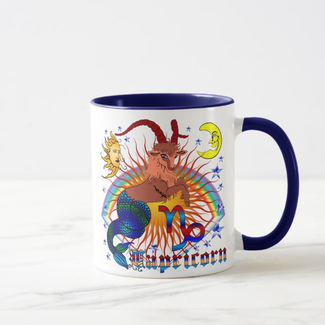 Capricorn-Zodiac-V-1 Tasse (Rechts)