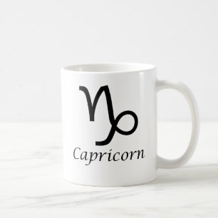 "Capricorn" Zodiac-Zeichen Kaffeetasse