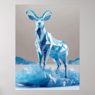 Capricorn-Zodiac-Zeichen Poster
