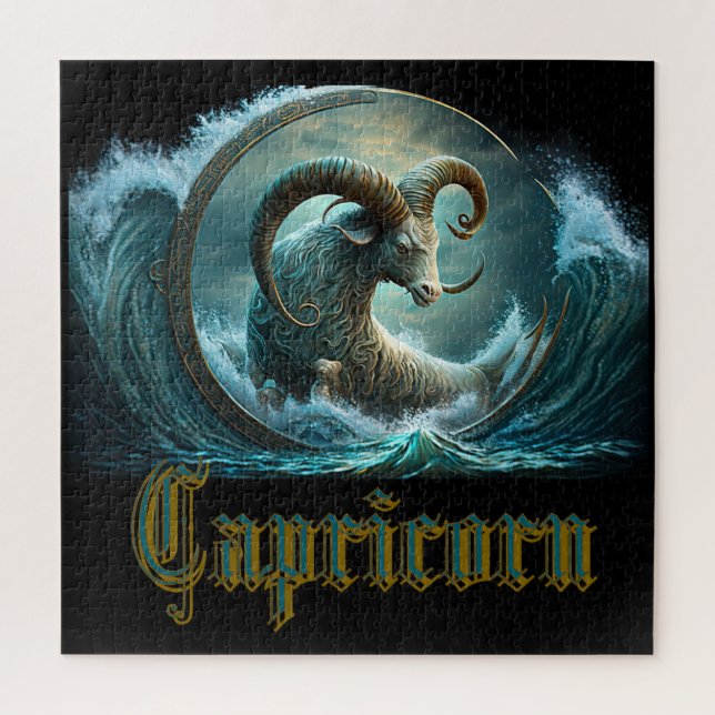 Capricorn-Zodiac-Zeichen Puzzle (Vertikal)