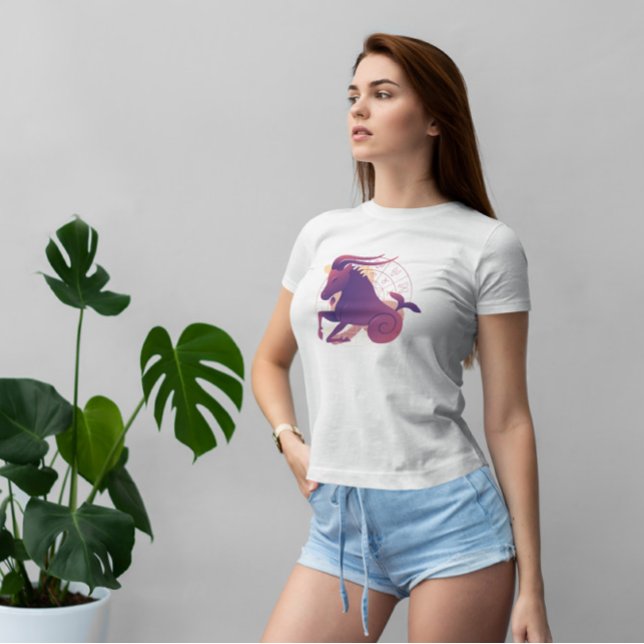 Capricorn-Zodiac-Zeichen T-Shirt (Von Creator hochgeladen)