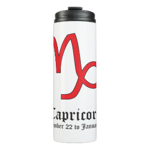 Capricorn-Zodiac-Zeichen Thermosbecher
