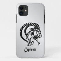 Capricorn Zodiac Zeichen und Symbol Silber