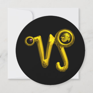 CAPRICORN,ZODIACAL SIGN,ZODIAC GEBURTSTAG EINLADUNG