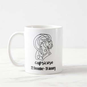 Capricorn, Zodiaka-Zeichen Kaffeetasse