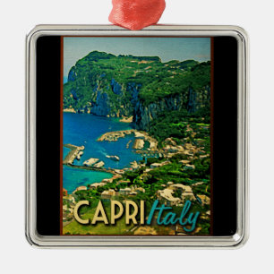 Capris Italy Vintage Travel Silbernes Ornament