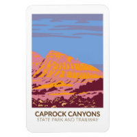 Caprock Canyons Staat Park und Trailway Texas