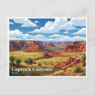 Caprock Canyons State Park Quitaque Postkarte