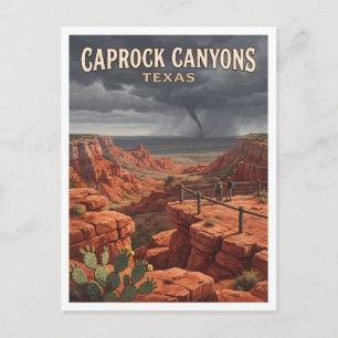Caprock Canyons State Park Quitaque Texas Reise Postkarte