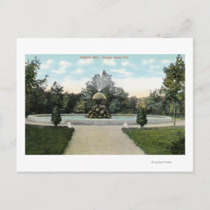 Capron Park Blick auf den Brunnen Postkarte
