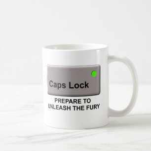 Caps Lock Wut Lustiger Becher Humor Tasse