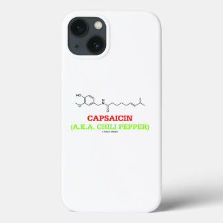 Capsaicin (A.K.A. Chili Pepper) Chemisches Molekül Case-Mate iPhone Hülle