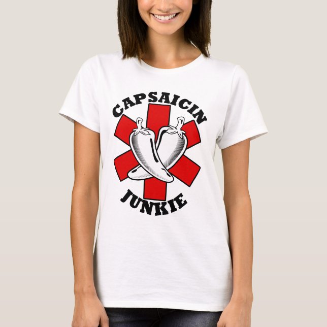 Capsaicin-Junkie T-Shirt (Vorderseite)