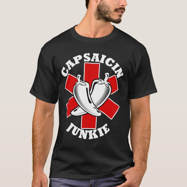 Capsaicin-Junkie T-Shirt (Vorderseite)
