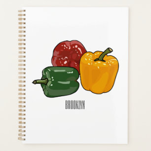 Capsicum-Cartoon-Abbildung Planer