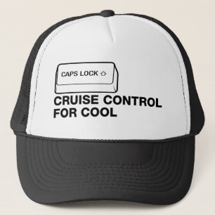 capslock - Kreuzfahrt-Kontrolle für cooles Truckerkappe