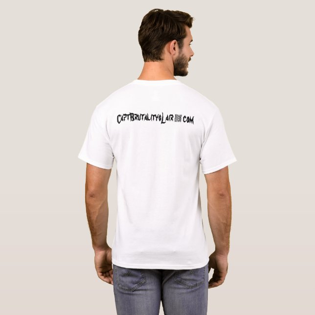 Capt Brutality Live Streaming T - Shirt (Schwarz voll)