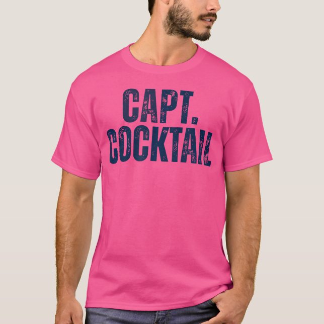 Capt Cocktail Kapitän Cocktail T-Shirt (Vorderseite)