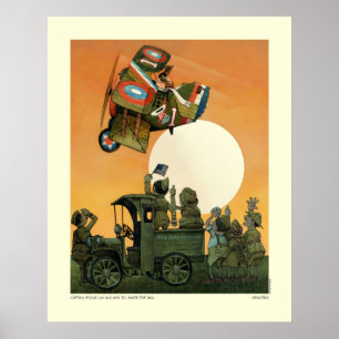 Capt Eddie auf seinem Weg, um die Hun .. Poster