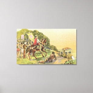 Capt. Portolas erste Ansicht Leinwanddruck