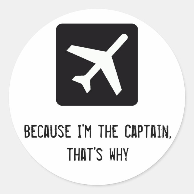 Capt Sticker (Vorderseite)