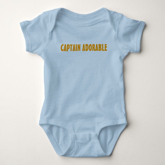 Captain Adorable Baby Strampler (Vorderseite)