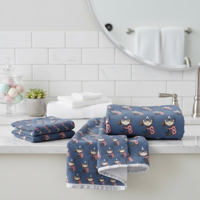 Captain America Bath Towel Set (Von Creator hochgeladen)