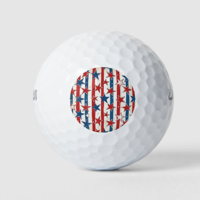 Captain America Golf Golfball (Vorderseite)