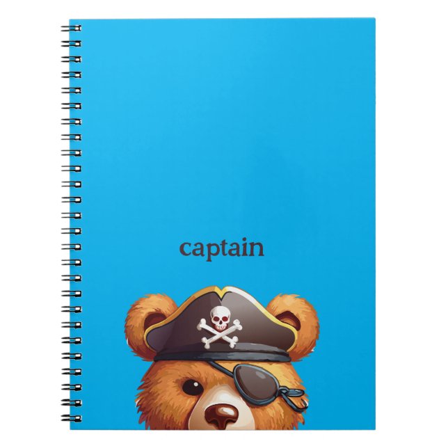 Captain Bear Notizblock (Vorderseite)