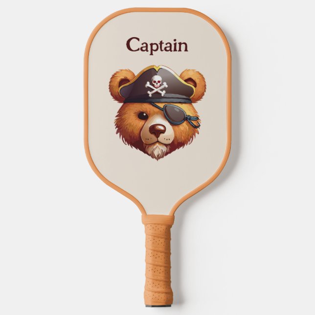 Captain Bear Pickleball Schläger (Vorderseite)