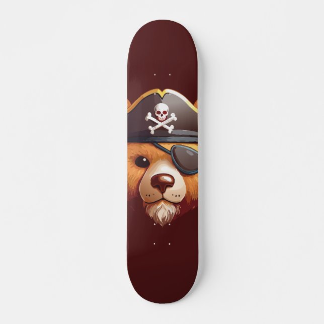 Captain Bear Skateboard (Vorne)