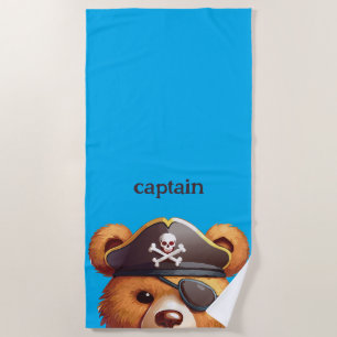 Captain Bear Strandtuch