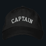 Captain Bestickte Baseballkappe<br><div class="desc">Bestickte Captain Cap .. ideal für Segler .. aus Ricaso</div>