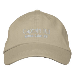 Captain Bill Bestickte Kappe
