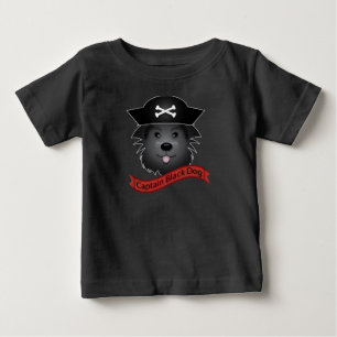 Captain Black Dog - Baby Fine Jersey T - Shirt 