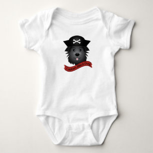 Captain Black Dog - Baby Jersey Bodysuit  Strampler